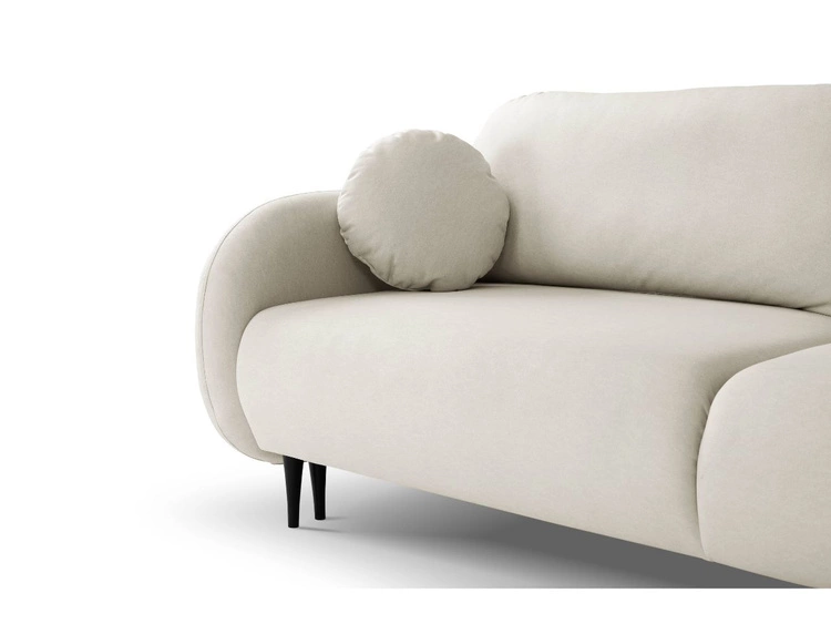 Schlafsofa mit Bettfunktion und Bettkasten Alta Hellgrau