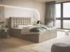 Boxspringbett mit Bettkasten 180x200 Denza Beige