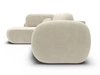 Ecksofa mit Schlaffunktion und Bettkasten Links Carino Beige