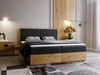 Boxspringbett mit Bettkasten 160x200 Forest Anthrazit