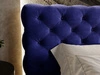 Polsterbett mit Bettkasten und Lattenrost 120x200 Apollo Blau