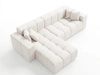 Ecksofa L-Form Links Moderne Ecksofa Loopo Creme