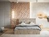 Polsterbett mit Bettkasten und Lattenrost 160x200 Esma Beige