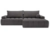 Ecksofa L-Form mit Schlaffunktion und Bettkasten Havi Rechts Graphit