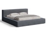 Polsterbett mit Bettkasten und Lattenrost 120x200 Mali Dunkelgrau