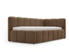 Jugendbett Einzelbett mit Bettkasten und Lattenrost 90x200 Cloud One Braun