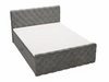 Boxspringbett mit Bettkasten 160x200 Lunaris Dunkelgrau