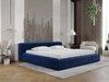 Polsterbett mit Bettkasten und Lattenrost 120x200 Lipari Blau