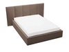 Polsterbett mit Bettkasten und Lattenrost 160x200 Lizbona Braun