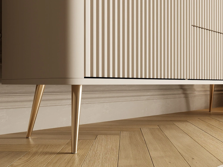 Kommode mit Türe und Schubladen Latina Beige
