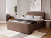 Boxspringbett mit Bettkasten 140x200 Osteno Braun