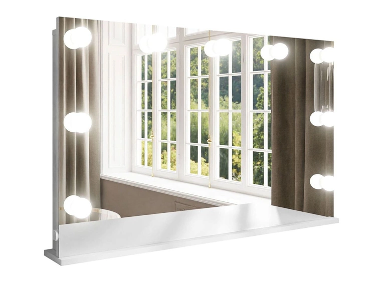 Spiegel mit LED-Beleuchtung für das Schlafzimmer Melo Elite Weiß