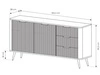  Wohnzimmer-Set Latina Weiß