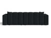Ecksofa L-Form Rechts Nork Schwarz