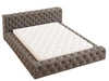 Polsterbett mit Bettkasten und Lattenrost 120x200 Palini Braun