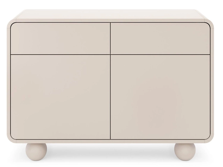 Modernes Wohnzimmer-Möbelset Soffio Kaschmir