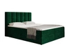Boxspringbett mit Bettkasten 180x200 Cascada Grün