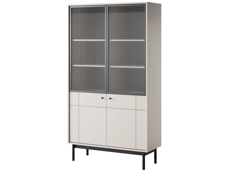 Vitrinenschrank Julio Cashmere