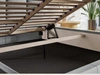 Polsterbett mit Bettkasten und Lattenrost 180x200 Malo Dunkelgrau