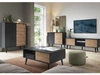 Kommode mit Türe und Schubladen Astro Schwarz, Artisan Eiche