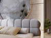 Polsterbett mit Bettkasten und Lattenrost 180x200 Plaza Grau