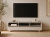 TV-Lowboard 160 cm mit Schubladen auf Kugelfüßen Soffio Kaschmir