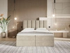 Boxspringbett mit Bettkastem 140x200 Cascada Beige