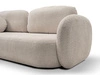 Schlafsofa mit Bettfunktion und Bettkasten Oreo Beige