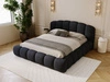 Polsterbett mit Stauraum und Lattenrost 120x200 Cloud Soft Schwarz