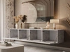 Hängeschrank mit Türen 200 cm Nodoo Beton