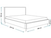 Polsterbett mit Lattenrost 160x200 Grenada Dunkelblau