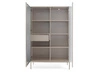 Vitrinenschrank mit Led Deo 166 cm Kaschmir
