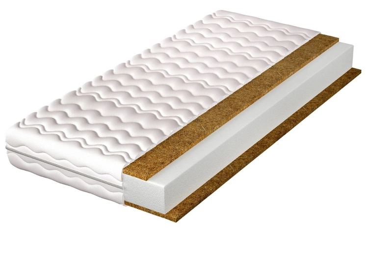Schaummatratze mit Kokosmatte und Polyurethanschaum Fino 15 70x200