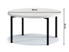 Runder Couchtisch Sevilla Braun 