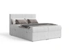 Boxspringbett mit Bettkasten 200X200 Brisa Grau