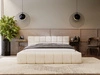 Polsterbett mit Bettkasten und Lattenrost 160x200 Alicante Beige