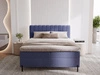 Boxspringbett mit Bettkasten 160x200 Primavera Dunkelblau