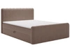 Boxspringbett mit Bettkasten 140x200 Osteno Braun