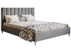 Polsterbett mit Lattenrost 180x200 Snazi Grau