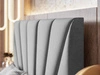 Polsterbett mit Bettkasten und Lattenrost 180x200 Orlo Rosa