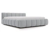 Polsterbett mit Bettkasten und Lattenrost 120x200 Cloud Low Grau