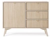 Kommode mit Türe und Schubladen Modena Beige