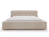 Polsterbett mit Bettkasten und Lattenrost 160x200 Plaza Beige