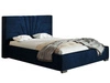 Polsterbett mit Bettkasten und Lattenrost 180x200 Tesis Dunkelblau