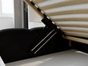 Polsterbett mit Bettkasten und Lattenrost 140x200 Modo Schwarz