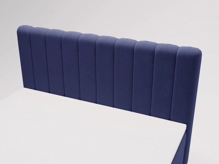 Boxspringbett mit Bettkasten 180x200 Primavera Dunkelblau