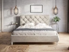 Polsterbett mit Lattenrost 140x200 Tril Beige