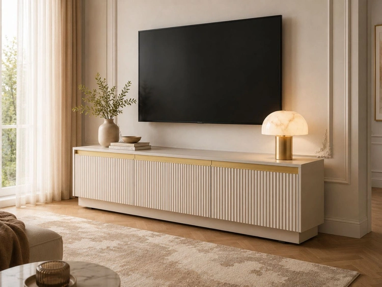 TV-Lowboard mit Türen Roland Beige