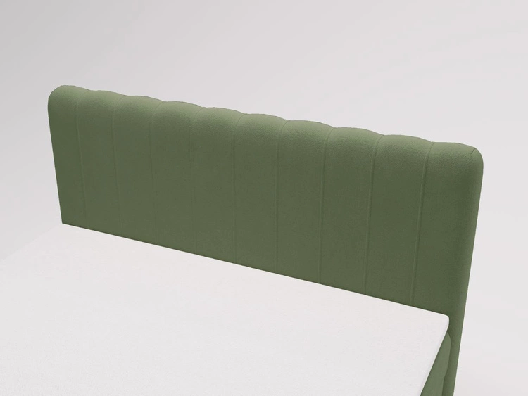 Boxspringbett mit Bettkasten 140x200 Osteno Grün