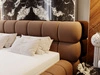 Polsterbett mit Bettkasten und Lattenrost 140x200 Mellow Braun